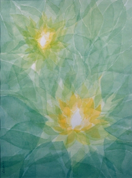 Sunburst, Painting by Jeff Mistri, Watercolour on Paper, 25 X 18.5 inches